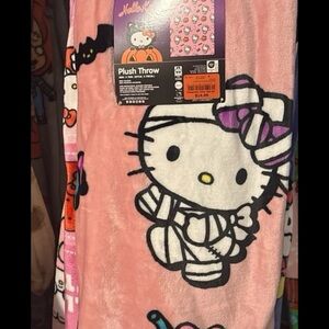Hello Kitty Pink Halloween Mummy 50*70 throw blanket